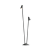 Redo 90711 - LED spoljašnja svetiljka NIVALIS 2xLED/6,9W/230V 110 cm IP65 antracit
