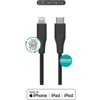 eSTUFF INFINITE kabel USB C-Lightning 1m Črn, MFI, brez PVC, recikl. plastika