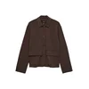 VERO MODA Prehodna jakna VMBellis temno rjava