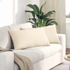 Jastučići za sofu 2 pcs Krema 80 x 40 cm Kordura tekstil