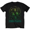 Pink Floyd Majica Green Swirl Unisex Black 2XL