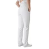 Nina Ženske medicinske pantalone na lastiš, Bele