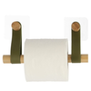 TENDANCE Samoljepljivi držač toaletnog papira 11,5x20x2,5 cm bambus, zelena