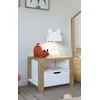 Hanah Home Noćni stočić Nisan 1600-025, 60x42x45 cm, Smeđi