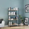 Hanah Home Polica za knjige Ktp-840-Ff-1, 73x136x35 cm, Hrast