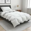 Poplun FULDA 140 x 200 cm Zima 300 GSM 90% gusjeg perja Bijela