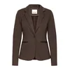 ICHI Blazer Kate temno rjava