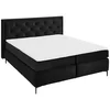 Boxxx BOXSPRING POSTELJA 180 cm  x 200 cm , tekstil črna
