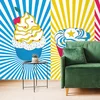 Samolepilna tapeta pop art cupcakes - 196x270