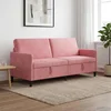 Sofa s pohranom Ružičasta 192 x 78 x 87 cm Poliester
