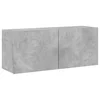 Vidaxl Stenska TV omarica betonsko siva 100x30x41 cm