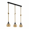 EGLO Viseća lampa RAMPSIDE 3xE27 895 mm amber staklo 43192