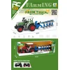 Zeleni traktor sa priključkom ( 653002 )