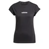 adidas Essentials Linear Cotton T-Shirt Črna