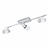 Eglo Davida spot/3, led, gu10, 3x5w, 3x400lm, hrom/bela