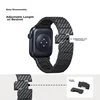 Pitaka Zamenska narukvica za pametne satove za Apple Watch, Siva