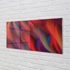 tulup.si Slika na akrilnem steklu Pisane stripes fraktali 125x50 cm 2 obešalnika