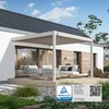 Bioklimatska pergola Antares Stenska, 3.6 x 4, Ivory krem, Ročni
