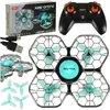 WOWO Kompakten RC dron z Wi-Fi LED lučmi in kaskaderskimi triki