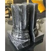 Casa Padrino luxury marble bookend set baroque columns black H. 21 cm