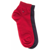 Tommy Hilfiger 2-pack nogavice 342025001 Modra Rdeča