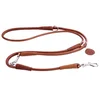 WAUDOG Switching okrogel usnjen povodec Soft brown 122, 145, 183cm 6 mm