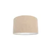 Stoffen lampenkap beige met bouclé stof 35/35/20