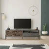 Hanah Home TV komoda Dionis retro, Siva