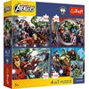Trefl - Puzzle 4x88 Avengers: Junaki so med nami - 1 - 39 kosov