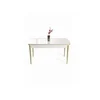 HANAH HOME Trpezarijski sto Nira White Gold OUTLET