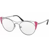 Prada Okvir za naočare 0PR 58VV 3321O151, Ženski, Sivo-roze