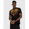 Affliction Screaming Roots moška majica black lava wash
