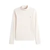 TOMMY HILFIGER Pulover mornarska/pastelno rumena/rdeča/bela