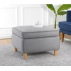 Atelier del Sofa Tabure Roscen, 63x43x63cm, Sivi