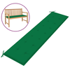 Jastuk za vrtnu klupu zeleni 200 x 50 x 3 cm od tkanine Oxford