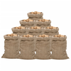 Jutene vreće 10 kom 60 x 105 cm 100 % juta 340 g/m2