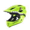 Rockbros OTROŠKA KOLESARSKA ČELADA ROCKBROS TT-32003 SHARK Z ODSTRANLJIVIM ČEVLJEM VELIKOST 48-52, (5000260529)