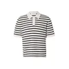 JACK & JONES Pulover JORSANREMO ecru / črna