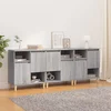 Komode 3 kom boja hrasta 60 x 35 x 70 cm od konstruiranog drva