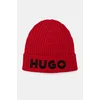 Volnena kapa HUGO roza barva, 50527804