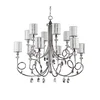 Jupiter 1596 - DE 12 CH - Kristalni luster DELFINA 12xE14/40W