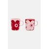 Marimekko komplet lončkov iz kamenine 9,5 x 8 cm