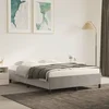 Okvir za krevet bez madraca svjetlosivi 140x200 cm baršunasti