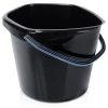 shumee Črno plastično vedro 10 l
