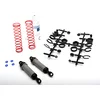 ULTRA SHOCKS (GREY) (XX-LONG) (COMPLETE W/ SPRING PRE-LOAD SPACERS & SPRINGS) (REAR) (2)