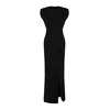 Trendyol Black Wadding Long Woven Evening Dress