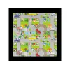 REBEL Edukativna puzzle podloga za igru za decu, 120 x 120 cm, motiv: automobili, model RBY-2251-4
