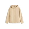 Tommy Jeans Prehodna jakna kaki/bela