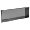 Mexen X-Wall-NR nišna polica brez robu 90 x 30 cm, ščetkano v barvi gun gray - 19E1903010