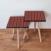 Hanah Home Set klub stočića 2Shp246, 2 komada, Crveni